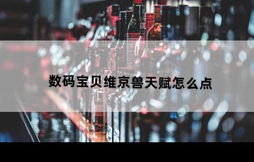数码宝贝维京兽天赋怎么点