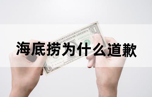 海底捞为什么道歉？