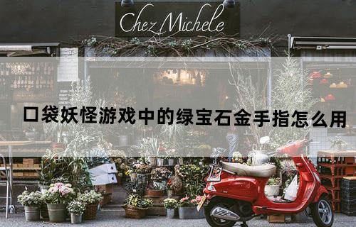 《口袋妖怪》游戏中的绿宝石金手指怎么用？