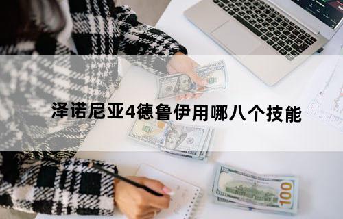 泽诺尼亚4德鲁伊用哪八个技能