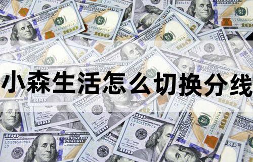 小森生活怎么切换分线