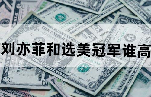 刘亦菲和选美冠军谁高