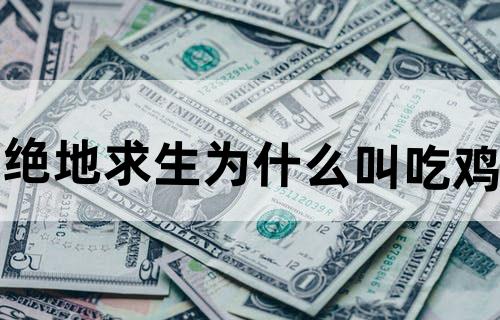 绝地求生为什么叫吃鸡？