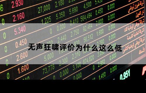 无声狂啸评价为什么这么低