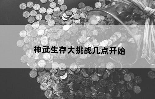 神武生存大挑战几点开始
