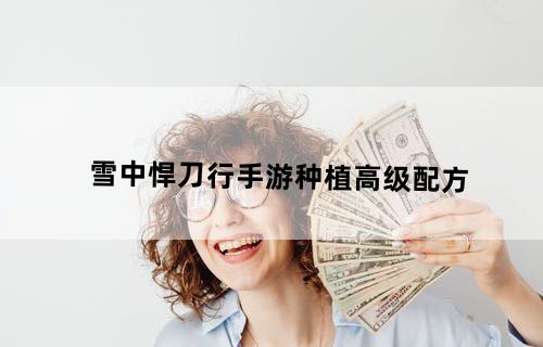 雪中悍刀行手游种植高级配方？