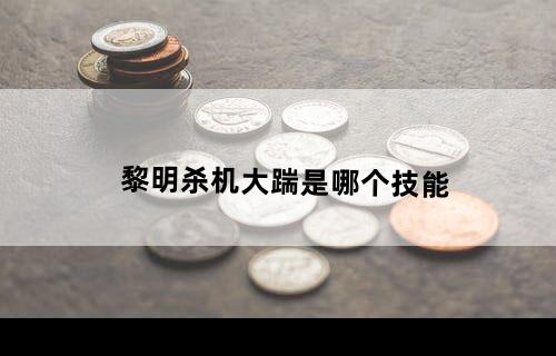 黎明杀机大踹是哪个技能