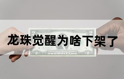 龙珠觉醒为啥下架了