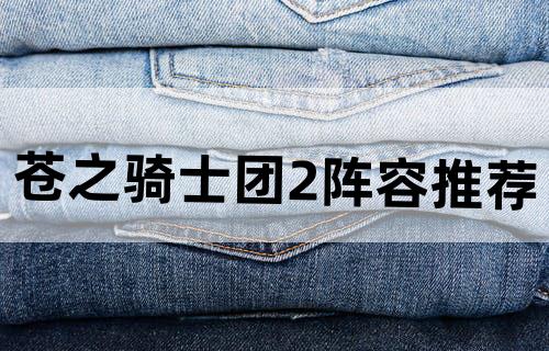 苍之骑士团2阵容推荐