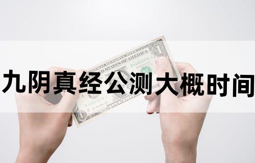 九阴真经公测大概时间