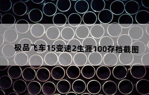 《极品飞车15：变速2》生涯100%存档+截图
