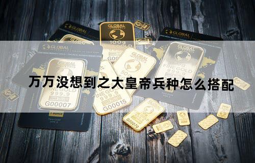 万万没想到之大皇帝兵种怎么搭配