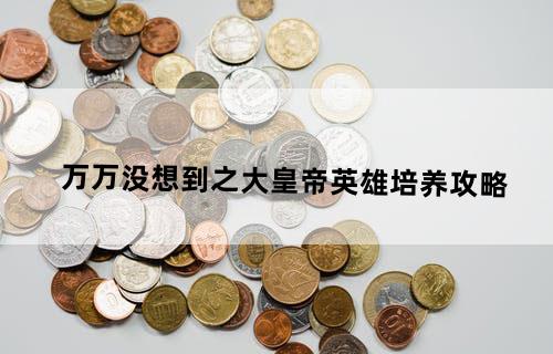 万万没想到之大皇帝英雄培养攻略