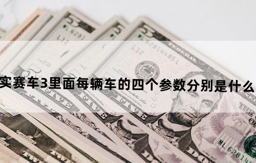 真实赛车3里面每辆车的四个参数分别是什么意思？？