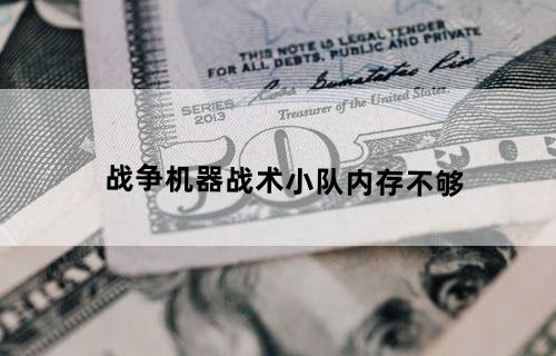 战争机器战术小队内存不够