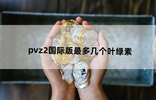 pvz2国际版最多几个叶绿素