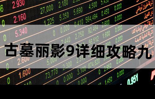 《古墓丽影9》详细攻略(九)