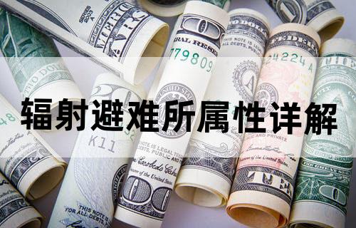 辐射避难所属性详解