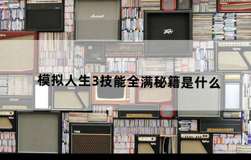 模拟人生3技能全满秘籍是什么？