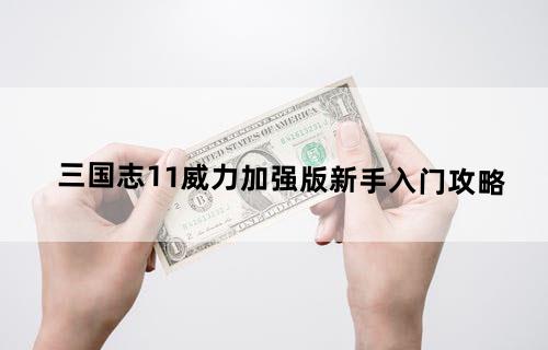 三国志11威力加强版新手入门攻略