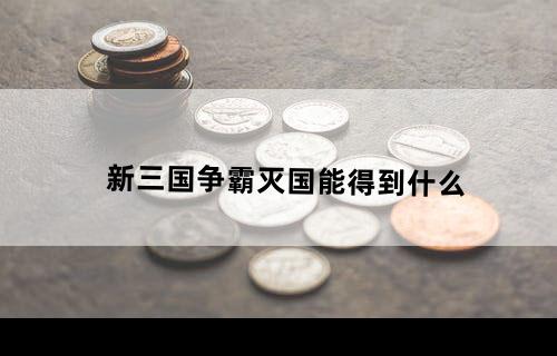 新三国争霸灭国能得到什么
