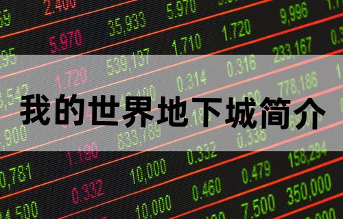我的世界地下城简介
