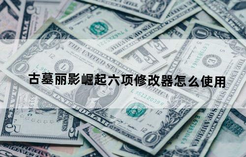 古墓丽影崛起六项修改器怎么使用