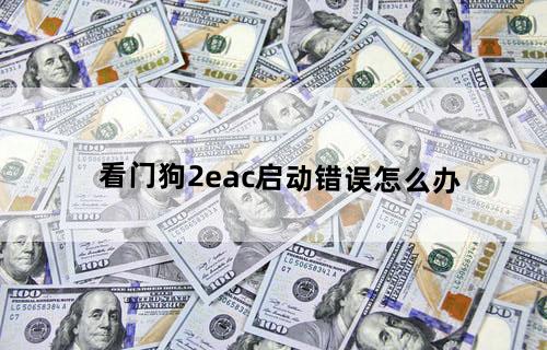 看门狗2eac启动错误怎么办
