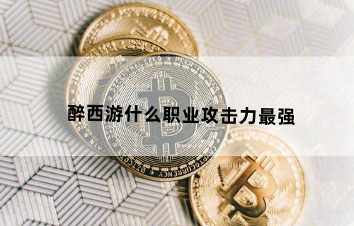 醉西游什么职业攻击力最强