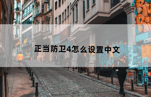 正当防卫4怎么设置中文