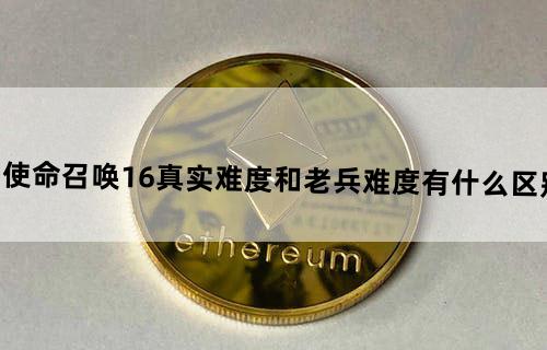使命召唤16真实难度和老兵难度有什么区别