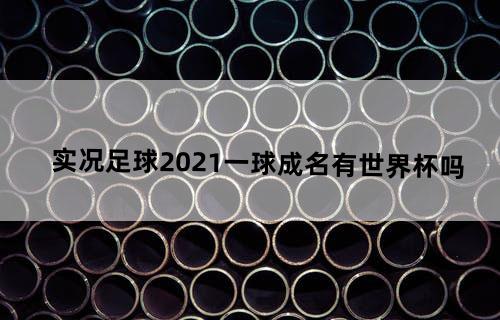 实况足球2021一球成名有世界杯吗