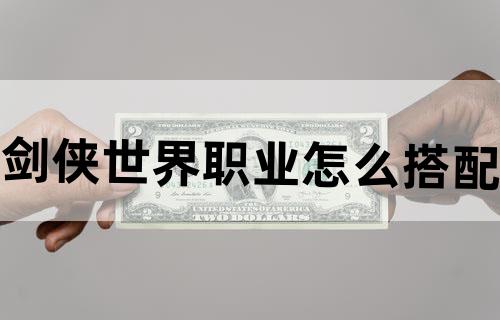 《剑侠世界》职业怎么搭配