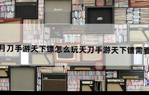 天涯明月刀手游天下镖怎么玩天刀手游天下镖需要多少镖旗