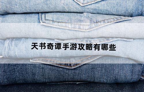 天书奇谭手游攻略有哪些？
