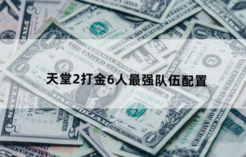 天堂2打金6人最强队伍配置