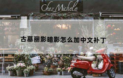 古墓丽影暗影怎么加中文补丁