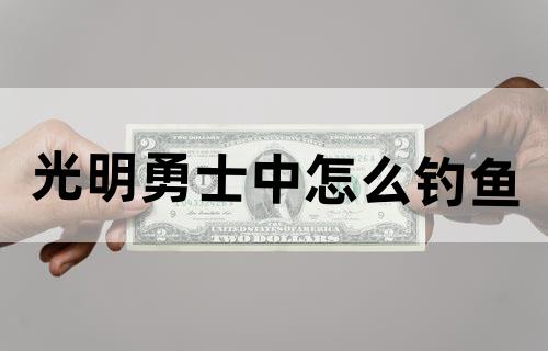 光明勇士中怎么钓鱼