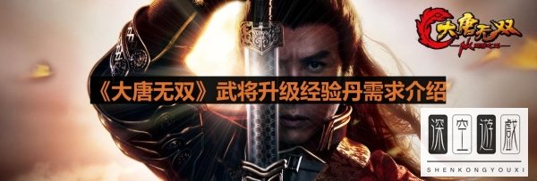 《大唐无双》武将升级经验丹需求介绍